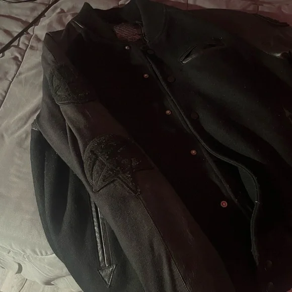 Black Scale x Staple x 10 Deep x HUF Varsity Jacket VERY RARE STREETWEAR HISTORY - Picture 3 of 11
